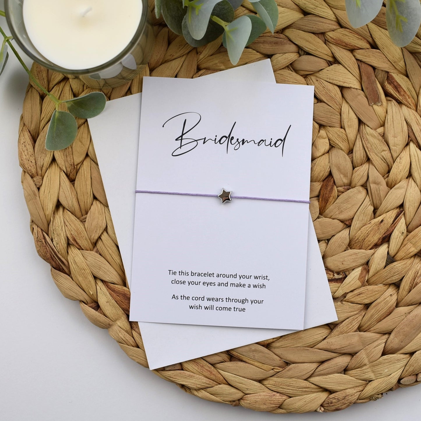 Bridesmaid Wish Bracelet