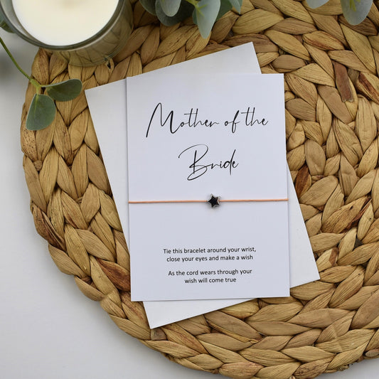 Mother of the Bride Wish Bracelet