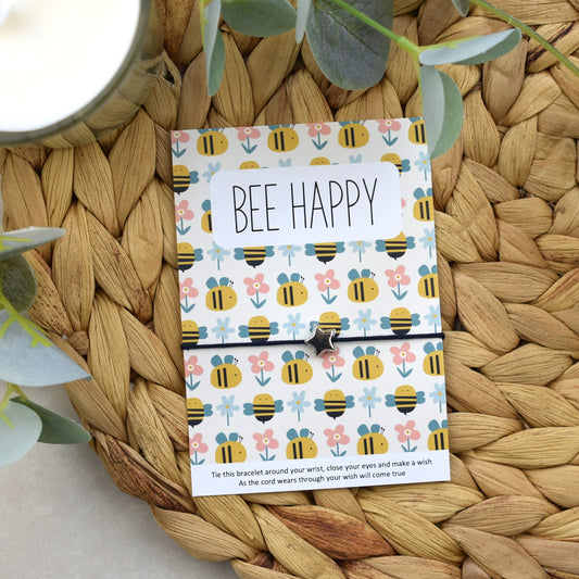 Bee Happy Wish Bracelet