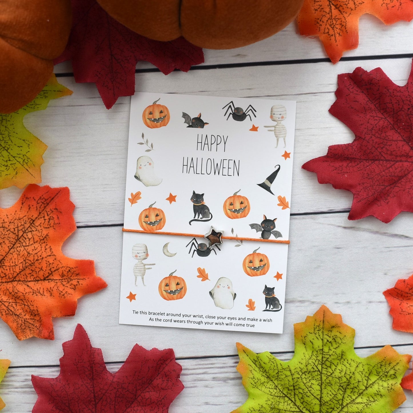 Happy Halloween Wish Bracelet