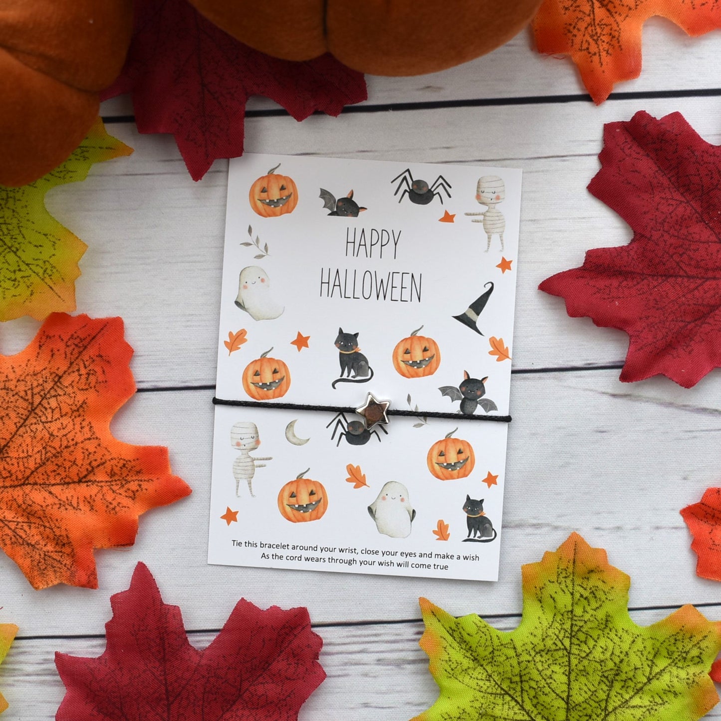 Happy Halloween Wish Bracelet