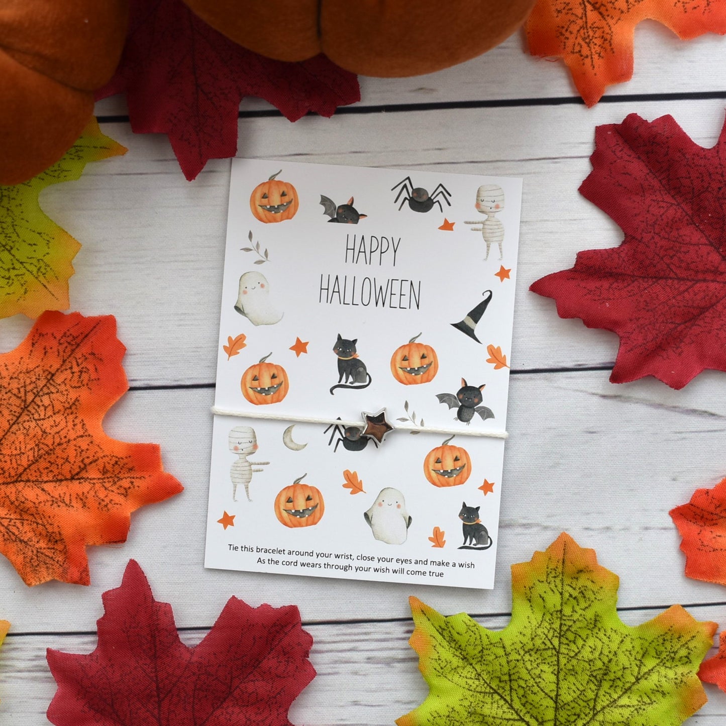 Happy Halloween Wish Bracelet