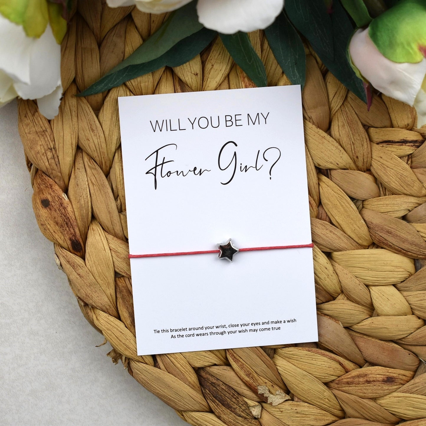 Will You Be My Flower Girl? Wish Bracelet