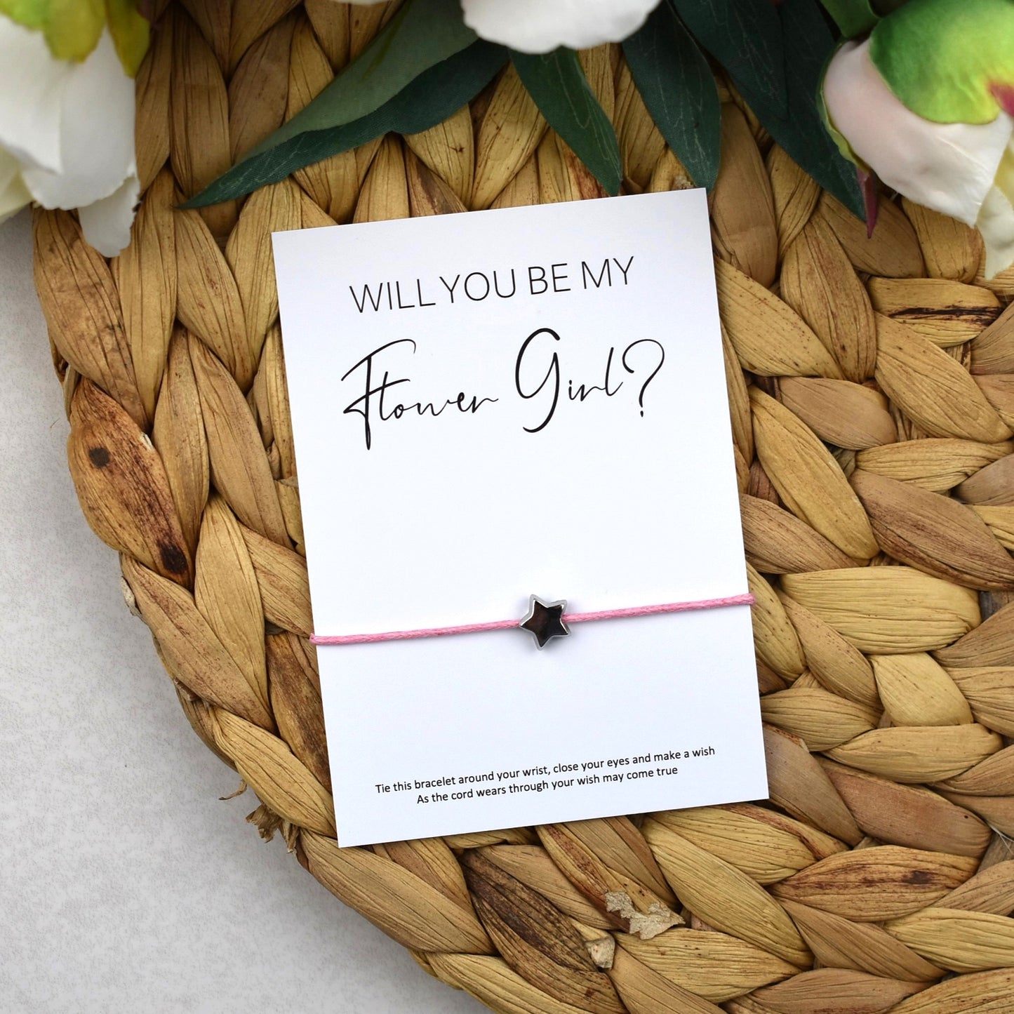 Will You Be My Flower Girl? Wish Bracelet