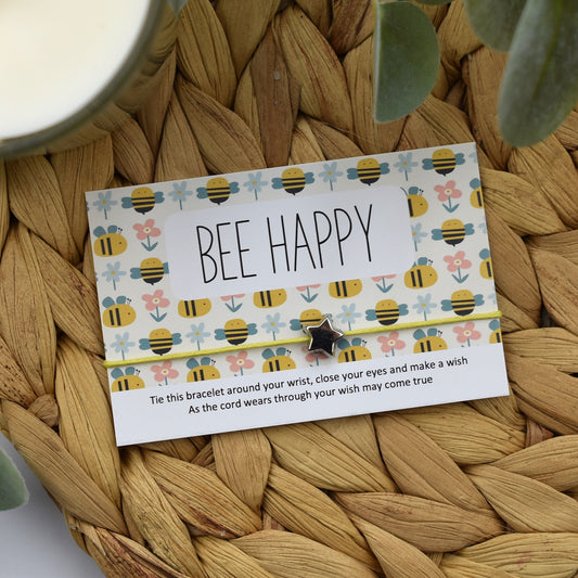 Bee Happy Wish Bracelet