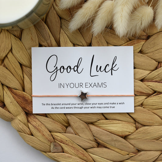 Good Luck In Your Exams Wish Bracelet