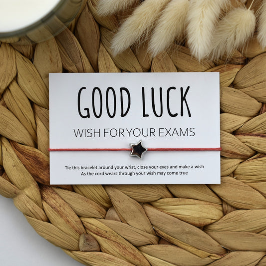 Good Luck Wish For Your Exams Wish Bracelet