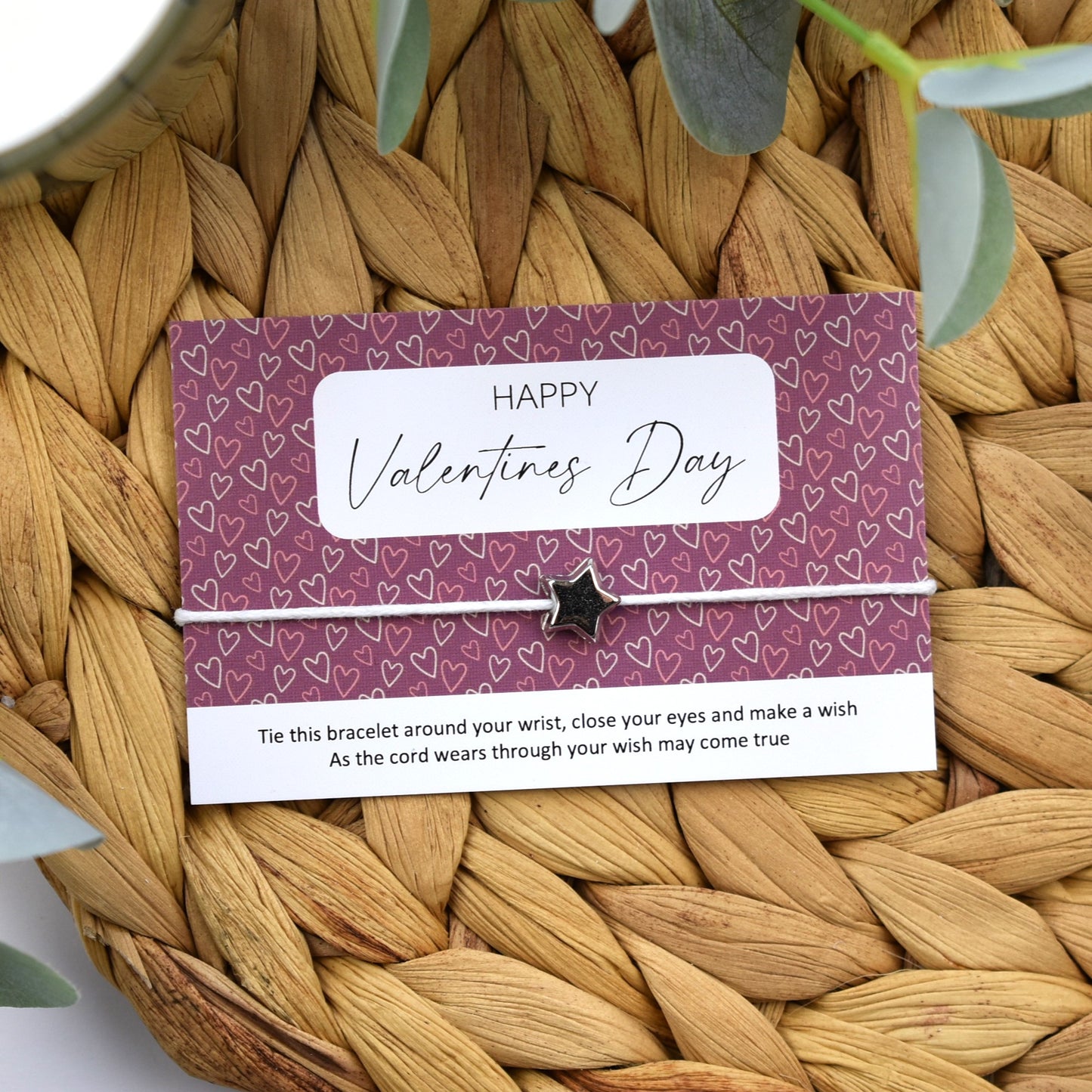 Happy Valentines Day Wish Bracelet