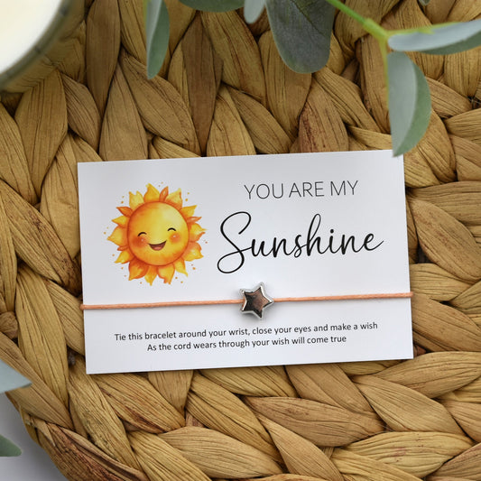 You Are My Sunshine Wish Bracelet