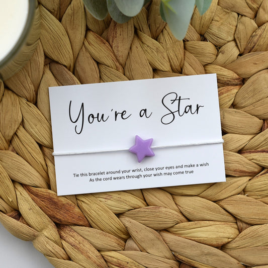 You're a Star Wish Bracelet | Pastel Star