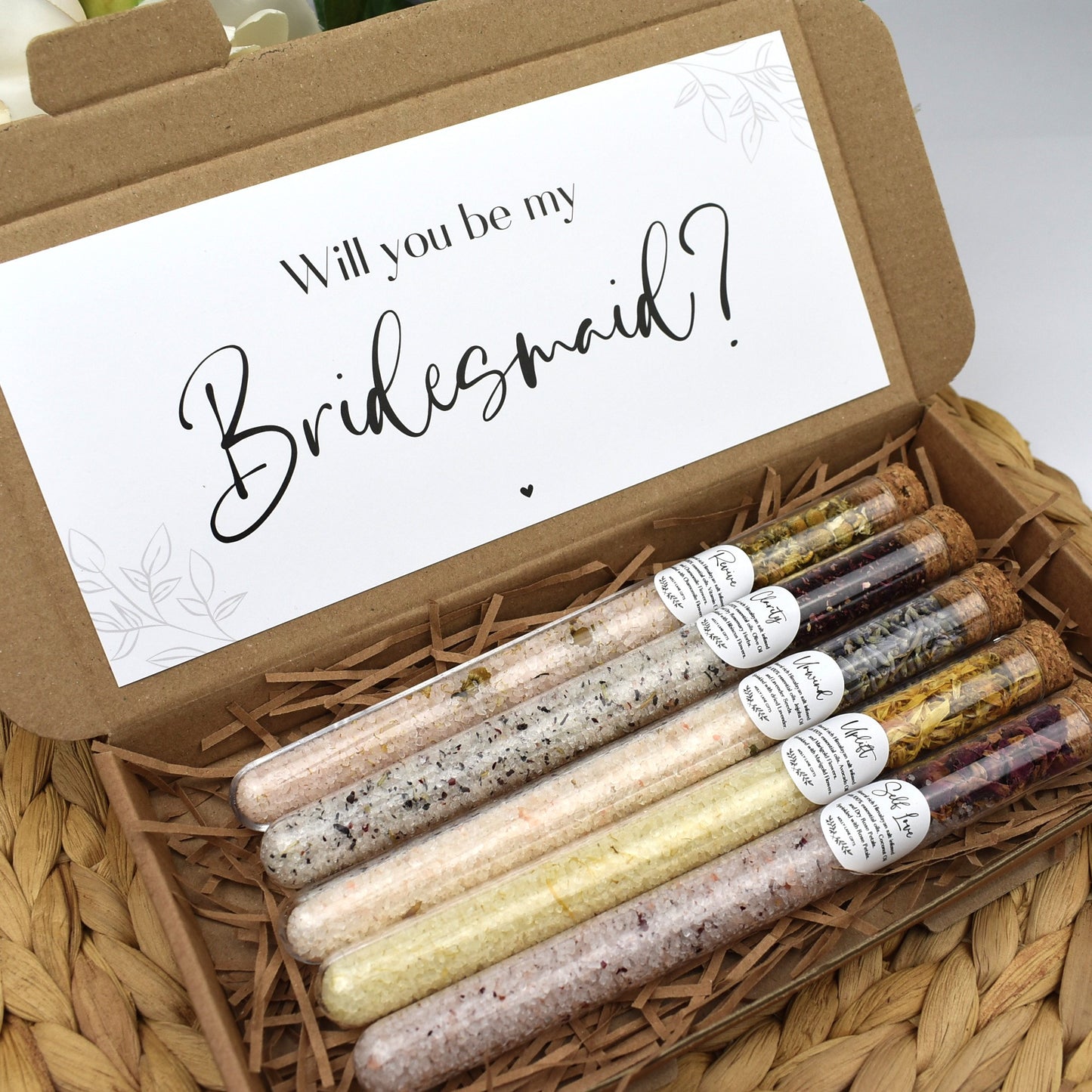 Will You Be My Bridesmaid Bath Salt Gift Set