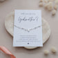 Will You Be My Godmother Bracelet - Star & Moon Charms