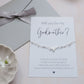 Will You Be My Godmother Bracelet - Star & Moon Charms
