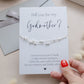 Will You Be My Godmother Bracelet - Star Charms
