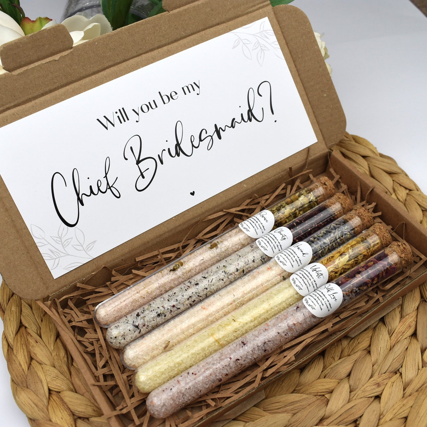 Will You Be My Chief Bridesmaid Bath Salt Gift Set