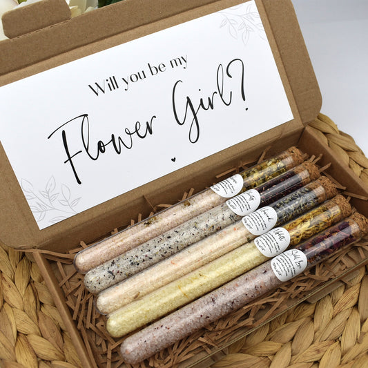 Will You Be My Flower Girl Bath Salt Gift Set