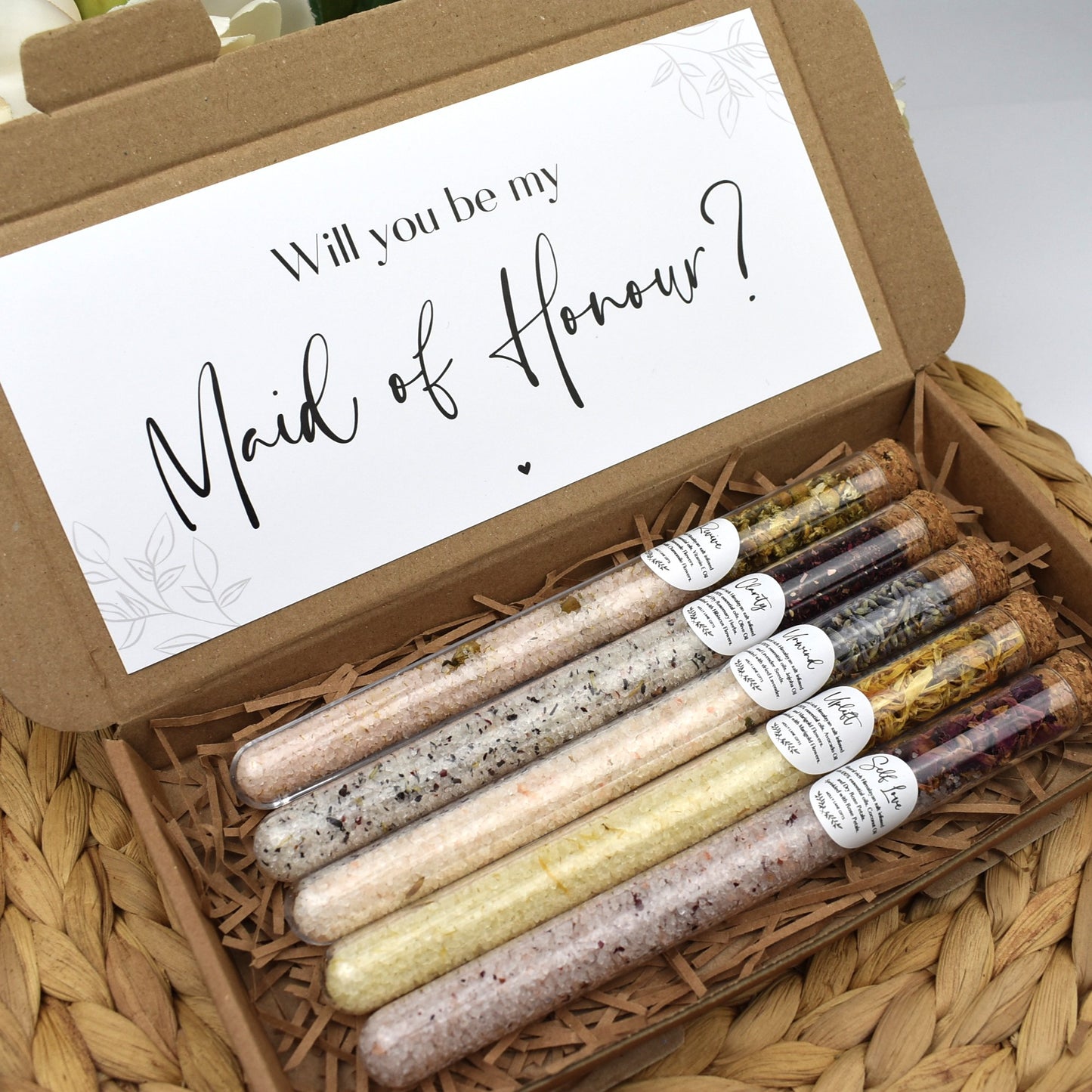 Will You Be My Chief Bridesmaid Bath Salt Gift Set