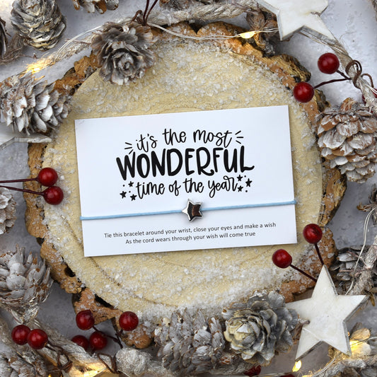 It's The Most Wonderful Time Of The Year Wish Bracelet