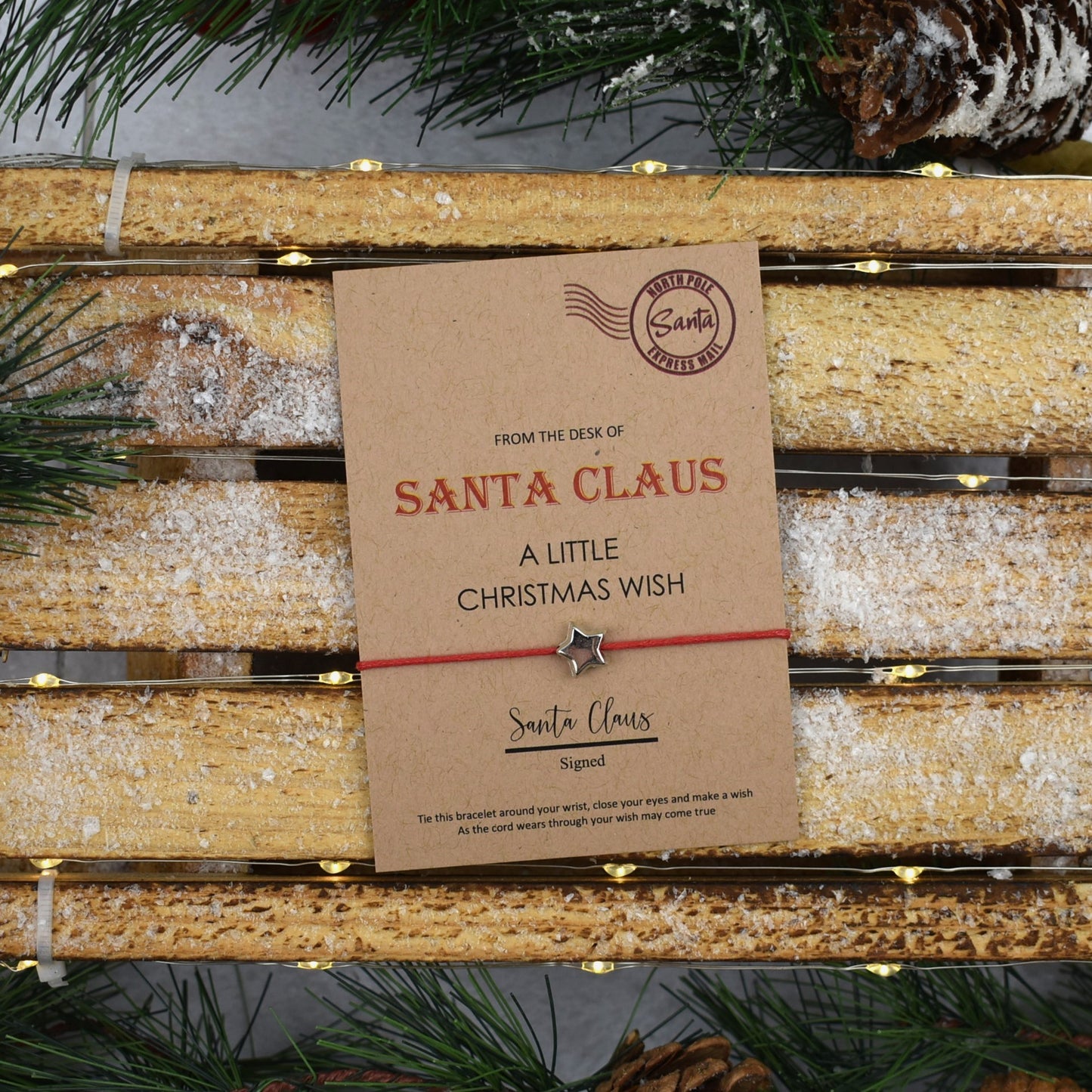 From The Desk Of Santa Claus Wish Bracelet