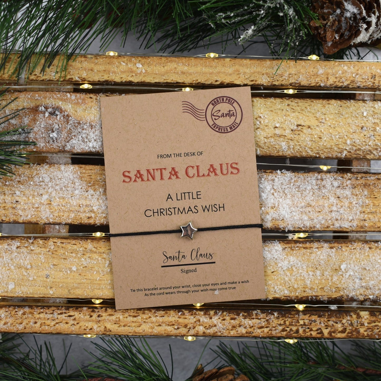 From The Desk Of Santa Claus Wish Bracelet
