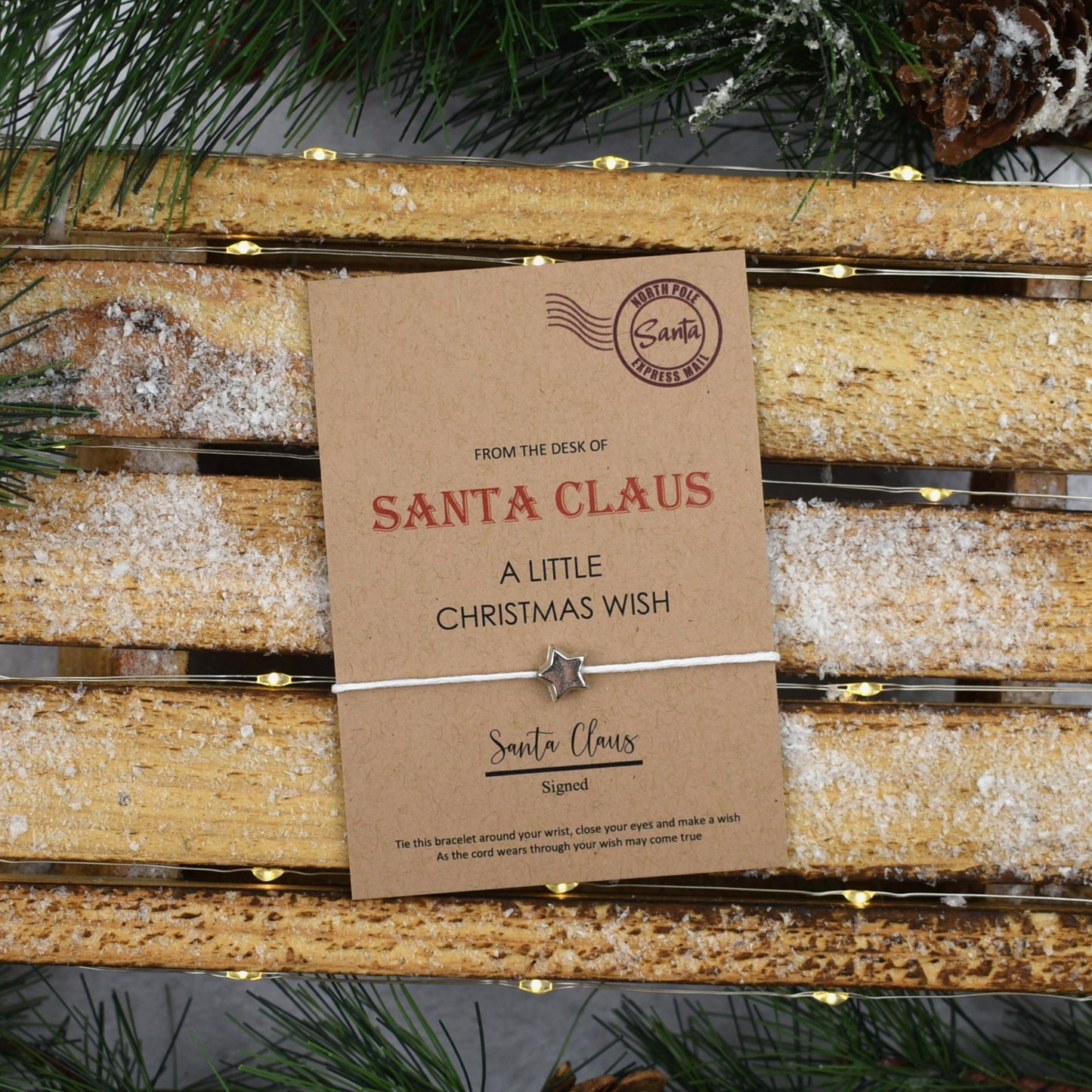 From The Desk Of Santa Claus Wish Bracelet