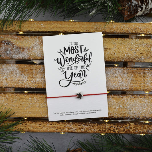 It's The Most Wonderful Time Of The Year Wish Bracelet