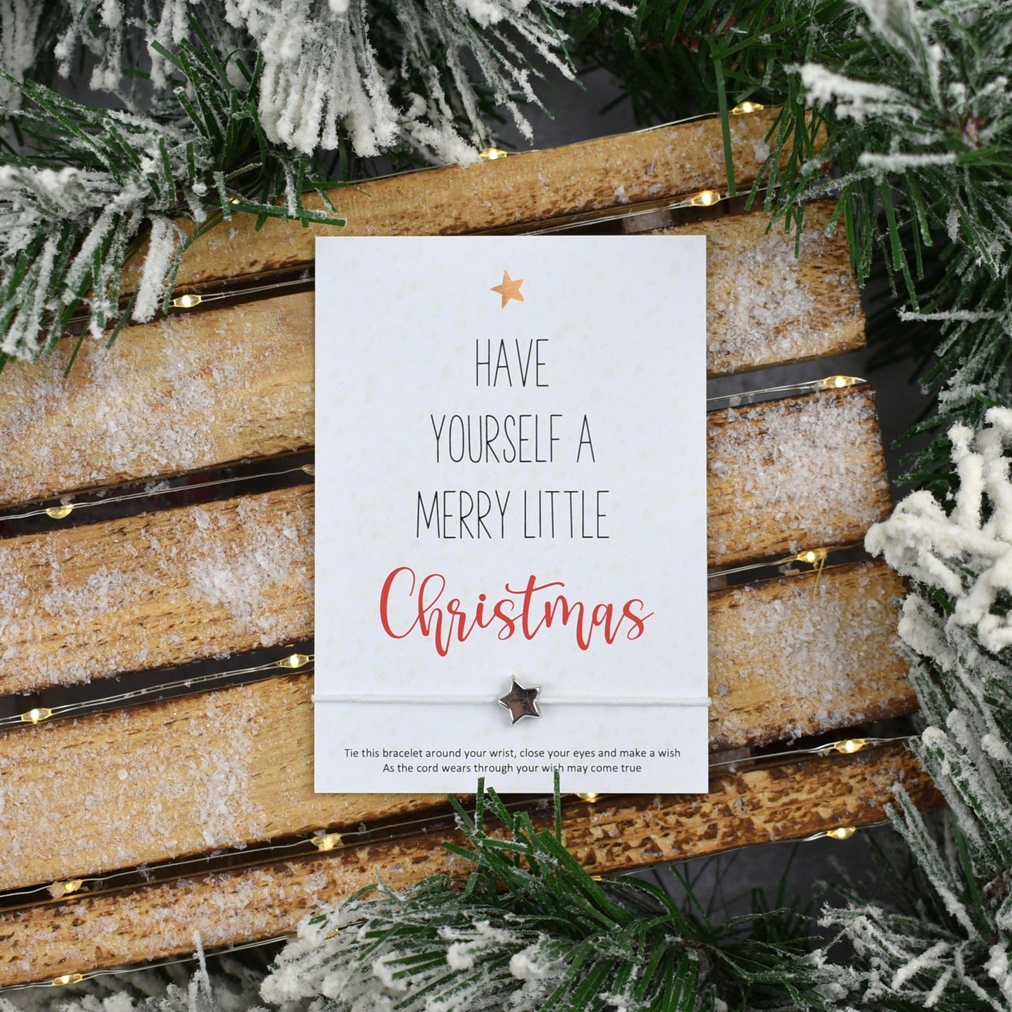 Have Yourself A Merry Little Christmas Wish Bracelet