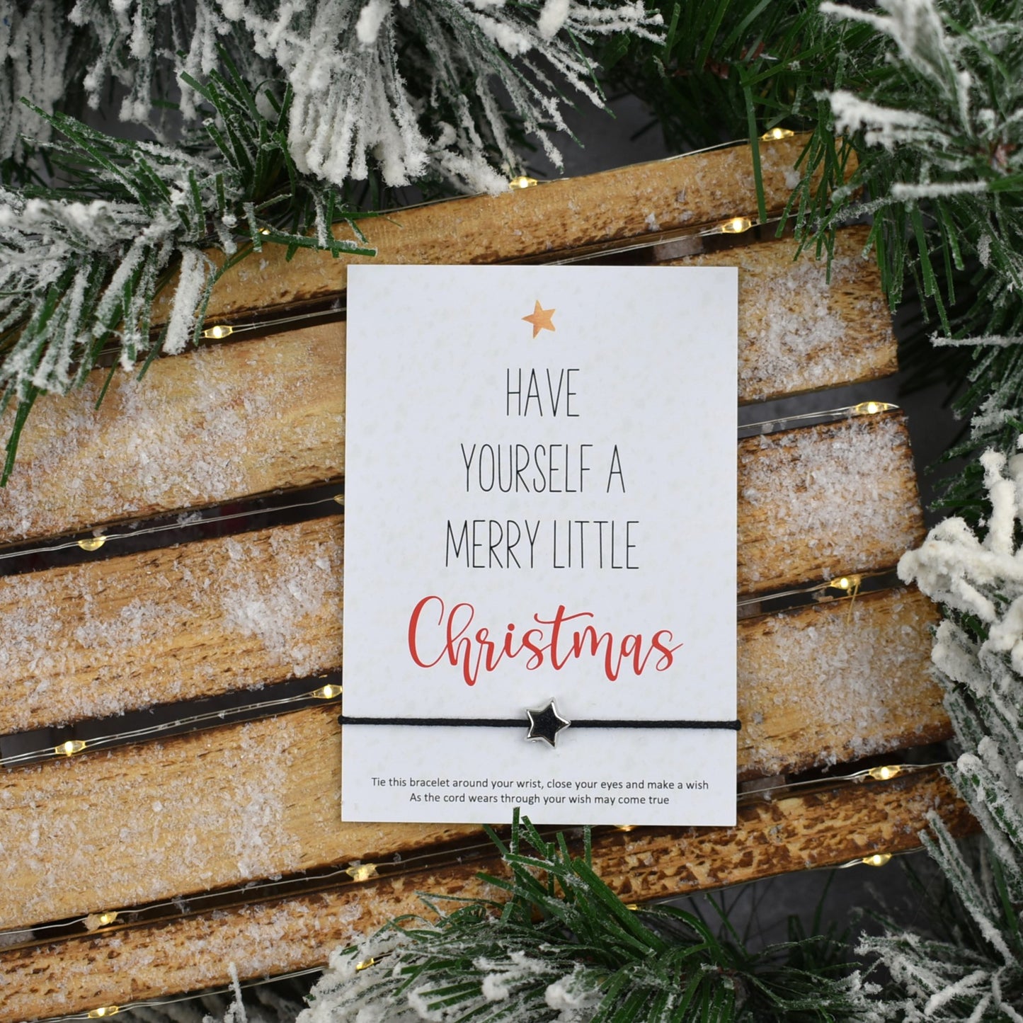 Have Yourself A Merry Little Christmas Wish Bracelet