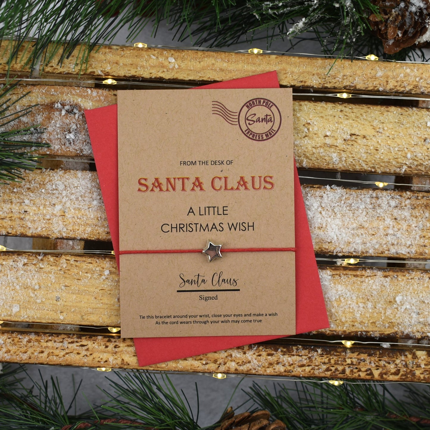From The Desk Of Santa Claus Wish Bracelet