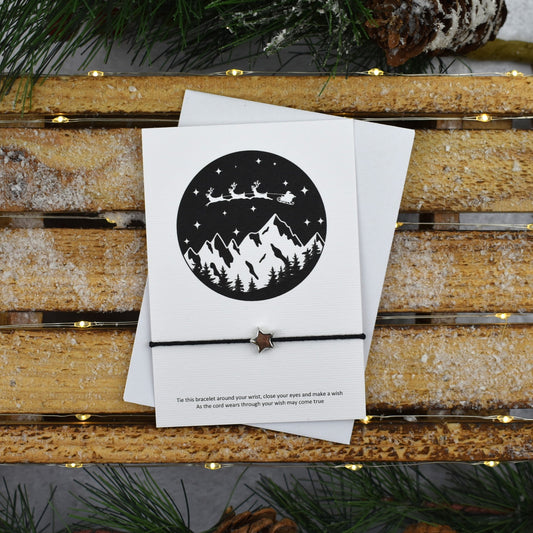 Christmas Scene Wish Bracelet