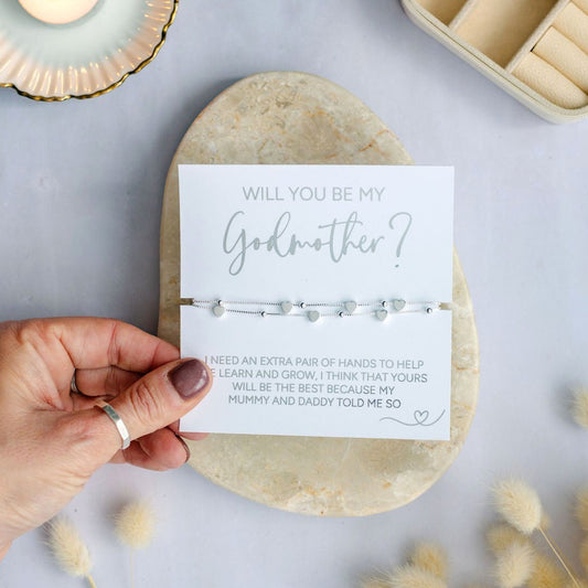 Will You Be My Godmother Bracelet – Because My MUMMY and DADDY