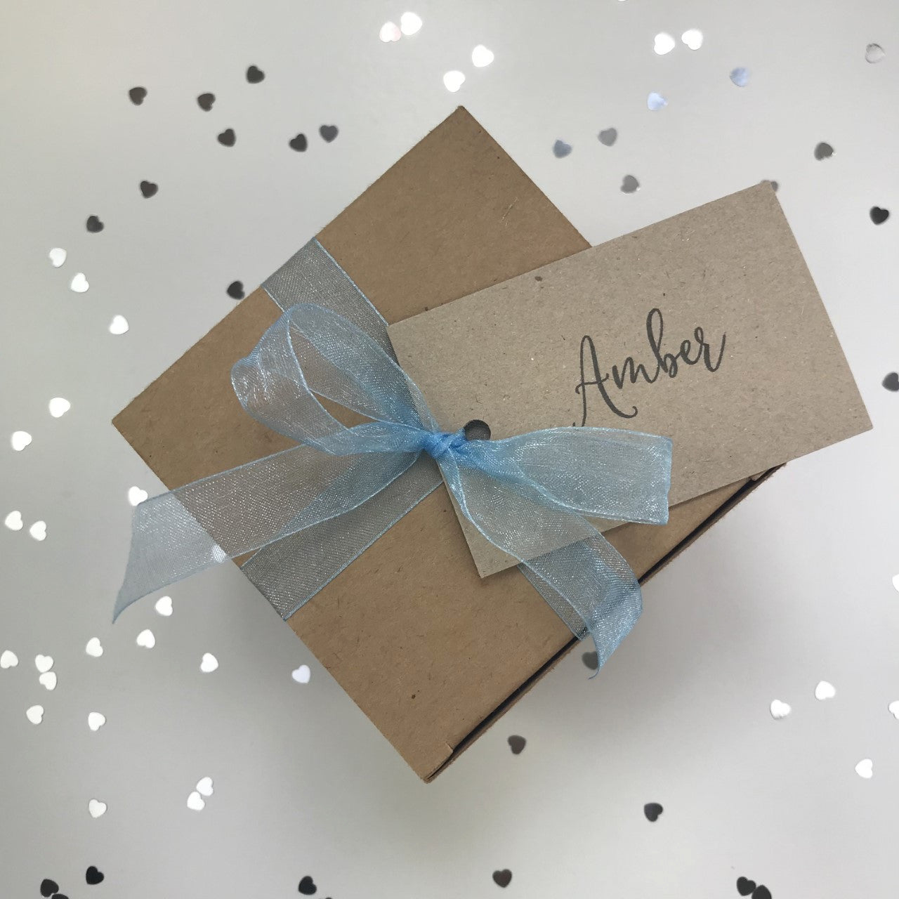 Personalised Blue Balloon Proposal Box