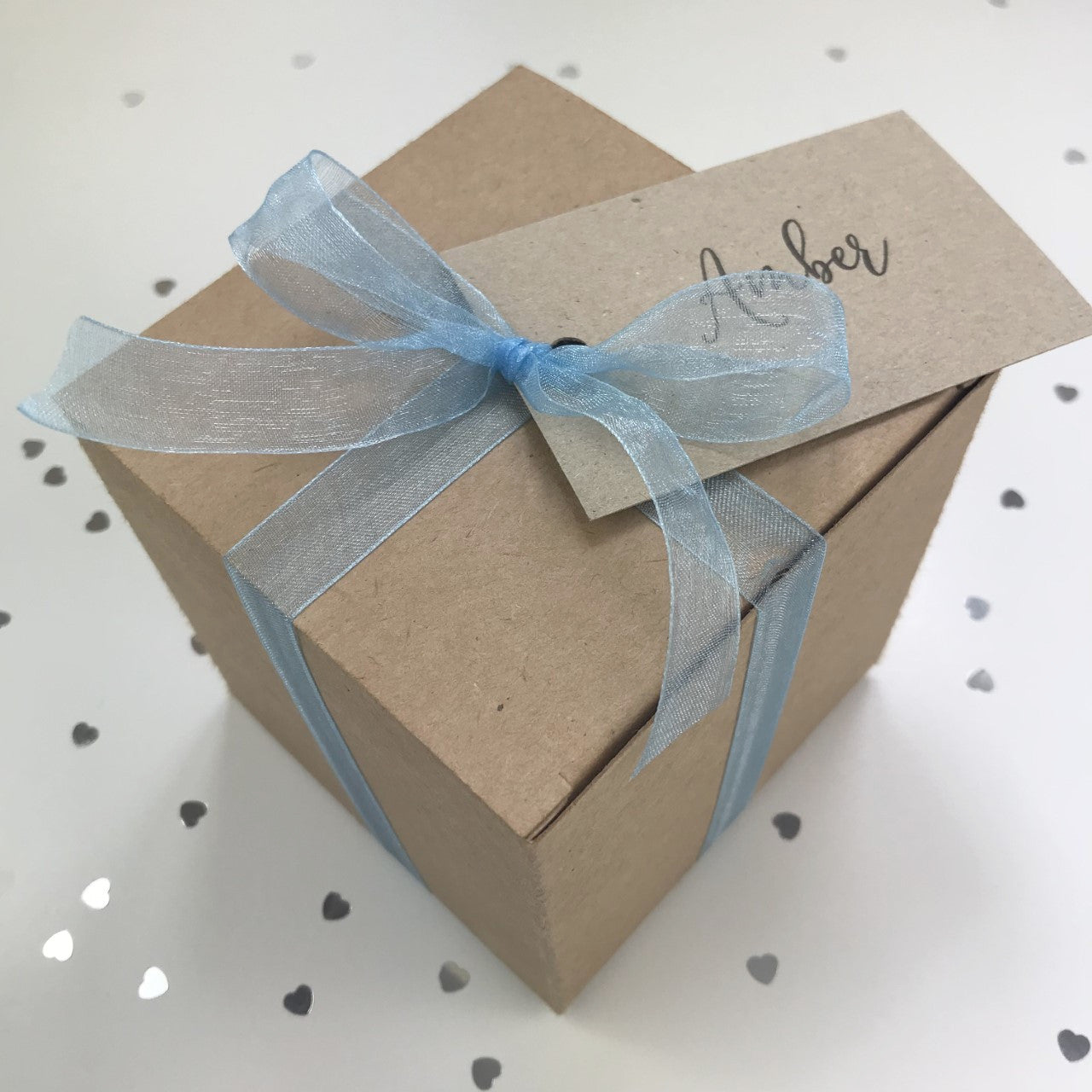 Personalised Blue Balloon Proposal Box